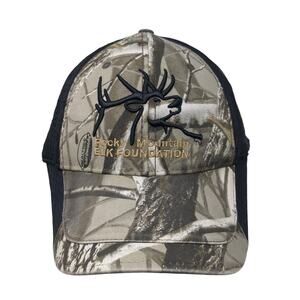 Rocky Mountain Elk Foundation Baseball Cap Multicolor OS Adjustable Camouflage